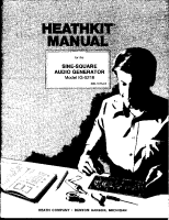 Heathkit IG-5218 - Manual 